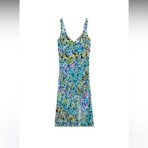 Zara multicolored floral dress